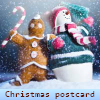 Christmas postcard